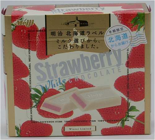 Meiji Strawberry White Chocolate by Meiji