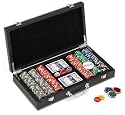 FHM Collection 74722 - FHM Deluxe 300er Poker-Koffer Leder schwarz