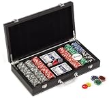 FHM Collection 74722 - FHM Deluxe 300er Poker-Koffer Leder schwarz