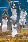 Carmelo Anthony Kenyon Martin Camby Nene Nuggets Art Poster Print - 24