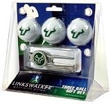South Florida Bulls 3 Golf Ball Gift Pack w/ Kool Tool - NCAA College Athletics