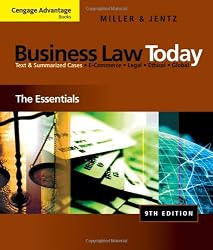 Cengage Advantage Books: Business Law Today: The Essentials