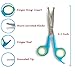 ZIWETO PETS Premium Quality Grooming Scissors Set for Dog and Cats (2 Piece Set Incudes Cutting Shear and Thinning Shear 6.5 inch) with Rounded tips