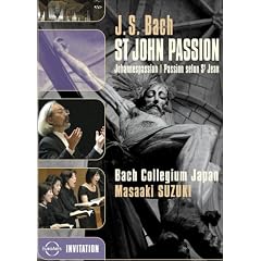 Bach - St. John Passion Midori Suzuki, Robin Blaze, Gerd Turk, Chiyuki Urano, Stephan... by