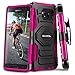 Evocel Galaxy Note 7 [New Generation] Rugged Holster Dual Layer Case [Kickstand][Belt Swivel Clip] For Galaxy Note 7 (2016 Release), Pink (EVO-SAMNOTE7-XX05)