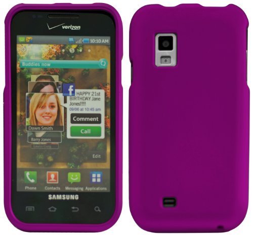 Cellet Purple Rubberized Proguard Cases for Samsung Fascinate/Mesmerize - Galaxy S
