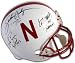 Eric Crouch, Mike Rozier and Johnny Rodgers Nebraska Cornhuskers Autographed Heisman Winners Deluxe Full-Size Replica Helmet