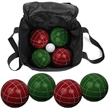 Trademark Global 9-Piece Bocce Ball Set with Easy Carry Nylon Bag