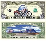 Bulk Savings 211342 Motorcycle Million Dollar Bills- Case of 100