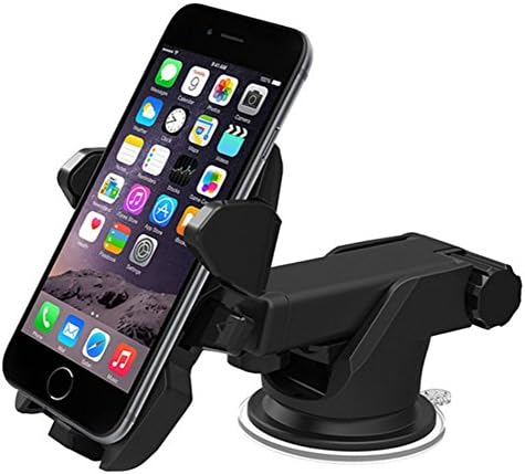 Cell Phone Holder,Easy One Touch 2 Universal Car Mount Holder for iOS / Android Smartphone iPhone 6s Plus 6s 5s 5c Samsung Galaxy S7 Edge S6 S5 Note 7 5 and More