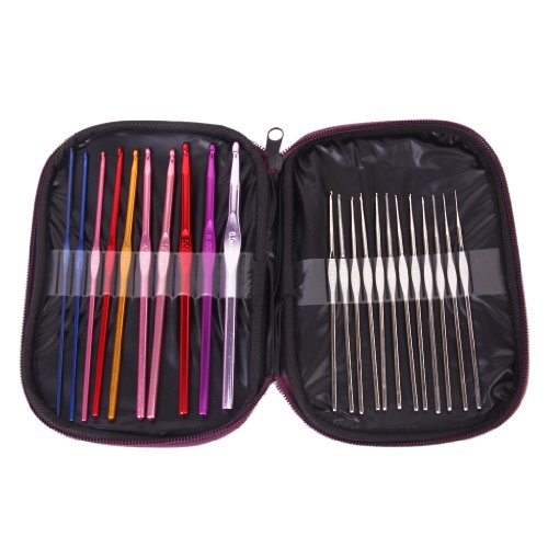 22pcs-Multicolor-Aluminum-Crochet-Hooks-Knitting-Needles-Set-with-Case-Includes-22-Individual-Aluminum-Crochet