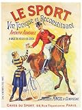 51H3r7OEMlL. SL160  Le Sport by Unknown. Size 17.37 inches width by 21.75 inches height. High Quality Art Poster Print