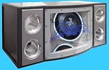 1200 Watt Dual 12'' Bandpass System w/Neon Woofer Silhouette