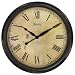 Large Distressed Case Resin Wall Clock By Infinity Instruments