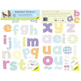 FunToSee Mini Wall Art Decals, Lowercase Alphabet