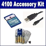 Nikon Coolpix 4100 Digital Camera Accessory Kit includes: KSD2GB Memory Car ....