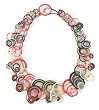 Necklace: Carved Multiple Circle