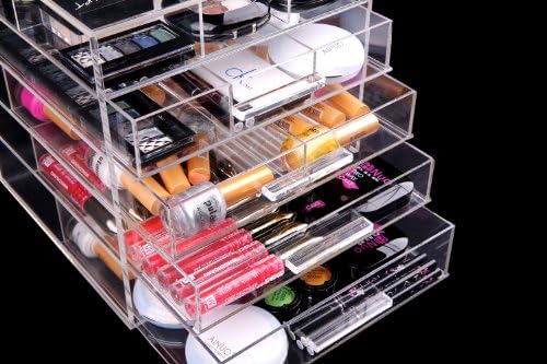 5 DRAWER CLEAR COSMESTIC ORGANIZER