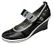 s.Oliver Keil-Pumps mit Spange, No. 5-5-24406-24 Black