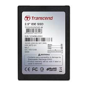 Transcend 32GB SSD, 2.5- Inch, IDE, MLC