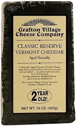 Grafton Village Extra Sharp Cheddar - Aged 2 Years - 1 lb