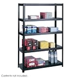 Safco 5117 - TaskMaster EconoMahogany Industrial Chair, Black-SAF5117
