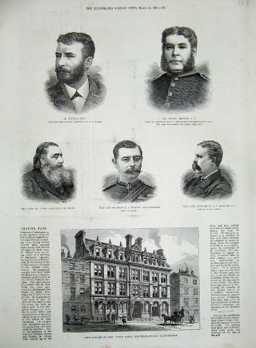 1885 Offices Bouverie Fleet Pain Benbow Waller Turner