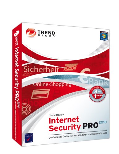 Trend Micro Internet Security Pro 2010 (3 PCs, 1 Jahr, Deutsch)