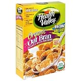Health Valley Organic Oat Bran Flakes with Raisins, 16-Ounce Boxes (Pack of 6)