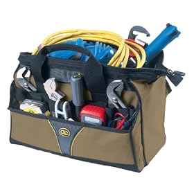 Click here to buy Custom LeatherCraft 1536 15 Pocket - 16-Inch Standard Tote Bag by Custom Leather Craft.