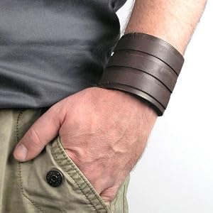 Lederarmband Breit