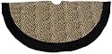 48" Cheetah Animal Print with Black Trim Christmas Tree Skirt