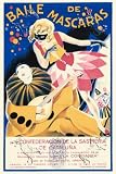 Art Poster, Baile de Mascaras - 18.75 x 27.5