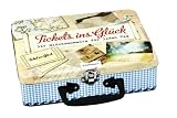 Produkt-Bild: Kofferdose "Ticket ins Gl&uuml;ck": 365 Tickets mit Spr&uuml;chen und Aphorismen