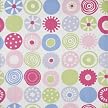 Sumersault Crib Sheet - Geo Girl