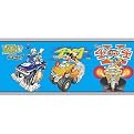 Disney Mickey Mean Machines Border - Blue