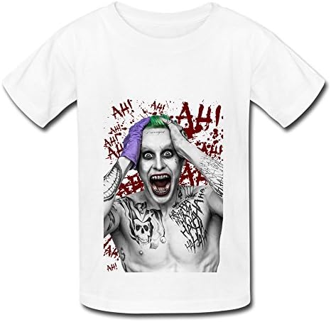 Kids White Big Boys' Girls' T Shirt Suicide Squad Margot Robbie Harley Quinn Fan Logo
