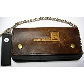 White GMC~ White Truck Company~Rare Vintage Chain Wallet