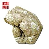 西川 国産 羽毛 布団 ホワイト ダウン 85% シングル ロング ( 150×210cm ) ピンク