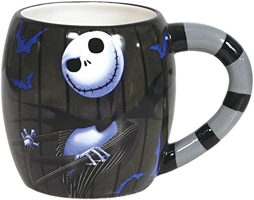 Tim Burton's Nightmare Before Christmas Jack Skellington Ceramic Oval Mug