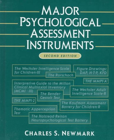 major psychological assessment instruments 2nd edition