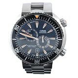 Oris Men's 649 7610 7164MB Regulateur Der Meistertaucher Black Dial Watch