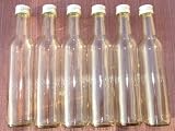 6 St�ck 250ml, Bordeaux, leere Glasflaschen mit Schraubverschluss, zum selbst Abf�llen, 0,25l, Liter, Lik�rflaschen, Schnapsflaschen, Essigflaschen, �lflaschen, H�he 22,8 cm