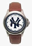 New York Yankees MLB Rookie Watch with Leather Band - Men's