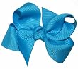 Hair Bows ~ Baby Size GrosGrain Tied Bow (Assorted Colors)