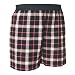 Black and Pink Tartan Plaid Check Cotton Flannel Plaid check boxers boxer shorts available in 5 adult sizes exposed waist false fly