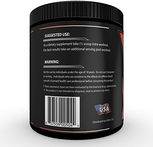 Helicon Sport Recalibrate Powder, With Caffeine Protein Metabolism Boost Intra-Workout Pre-Workout Post-Workout Sugar-Free Carbohydrate-Free BCAA Muscle Gain Catalyst Strength Enhancement (Peach Mango)