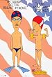 Beavis & Butt-Head Breast Stroke Original 1996 23x33 Poster