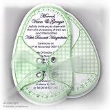 50 Custom Baby Booties Baby Shower Invitation - Baby Girl Pink Invitations