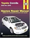 Toyota Corolla (03 - 05) (Haynes Repair Manuals)